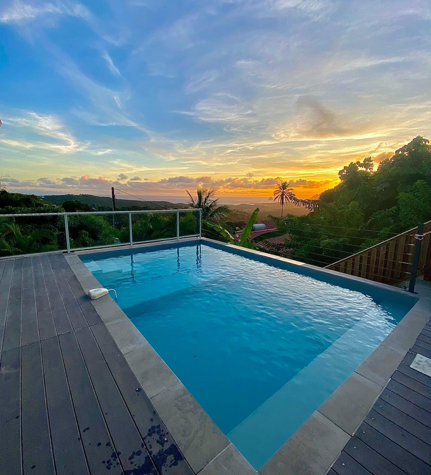 Riviere-Salee Les Villas Pameyaque 2 F2 Avec 1 Piscine Et 1 F3 Avec 1 Piscine, Superbe Vue Sur La Mer מראה חיצוני תמונה